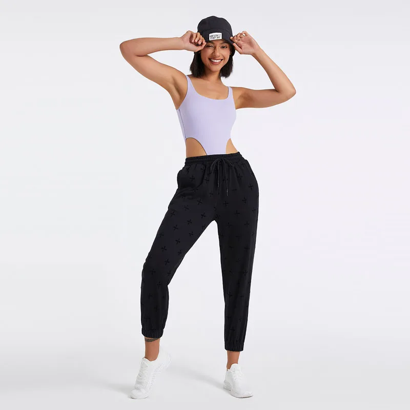 SHINBENE Naked Feel Backless Jumpsuits for Women Sleeveless Dancer Bodysuits Cozy Yoga Sports Fitness Outfits with Chest Pads