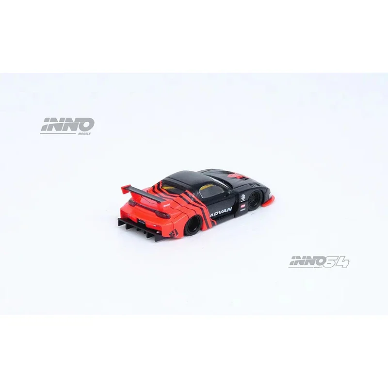 В наличии INNO 1:64 LBWK RX7 FD3S LB Super Silhouette Advan Livery Литая под давлением диорама Коллекция