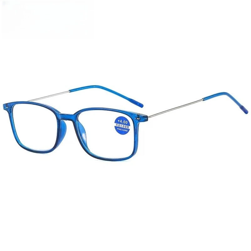

Metal Reading Galsses Ultra Light Frames Clear Lens Anti Blue Light Eyeglasses Reader Eyewear +1 +1.5 +2 +2.5 +3 +3.5 +4