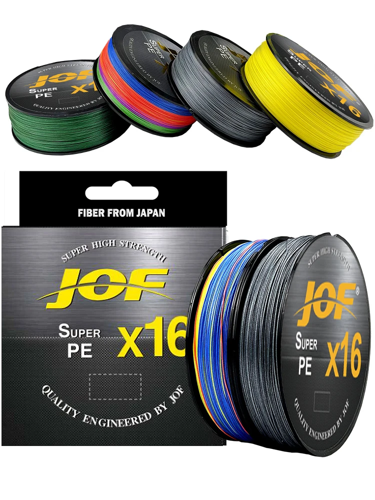 Плетеная рыболовная леска JOF X16 X-wire 500 м