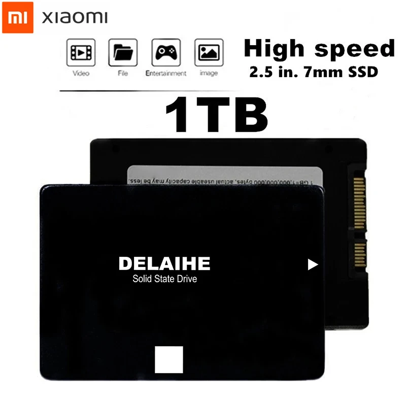 

Xiaomi High-speed Solid State Drive 2.5 Inch 512GB 1tb ssd 2TB usb flash drives Storage Capacity Expander for Notebook Desktop