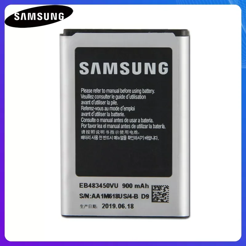 

2023NEW Original Phone Battery EB483450VU For Samsung GT-C3630 GT-S5350 C3752 GT-C3592 GT-C3230 GT-C3752 GT-C3528 C3630 C3230 C5