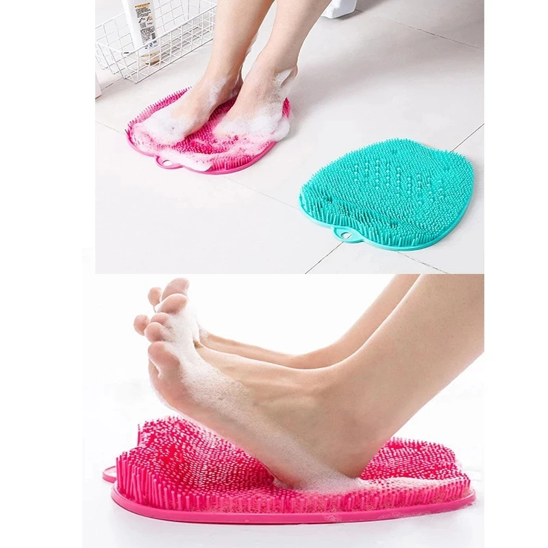 

Foot Massager Care Shower Foot Cleaner Scrubber Washing Brush Remove Dead Skin Massage Foot Home Bathroom Tools Care Anti-Slip