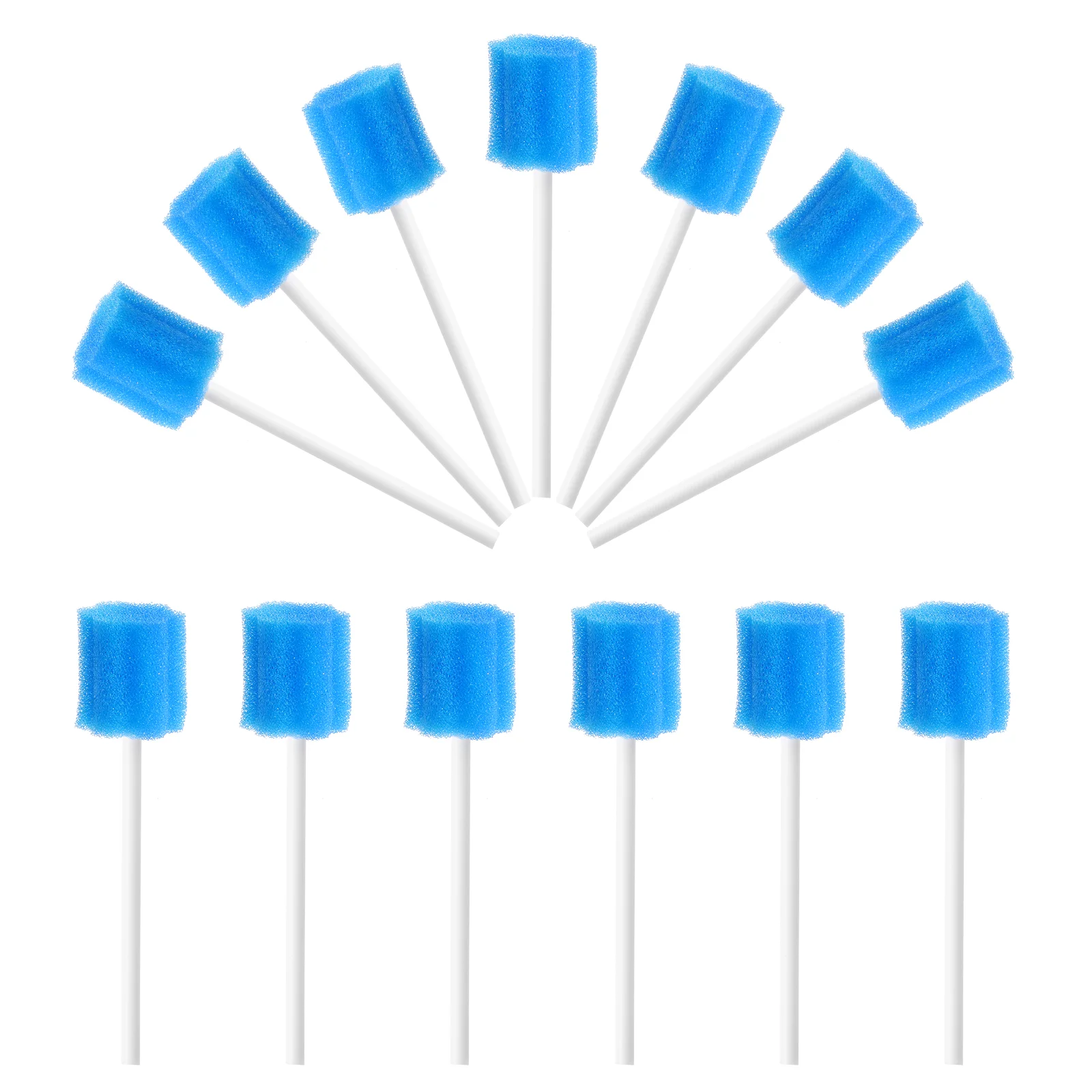 

SUPVOX 100pcs Disposable Oral Care Sponge Sticks Swabs Tooth Cleaning Mouth Swabs Practical Mouth Care Swabs Vaapes
