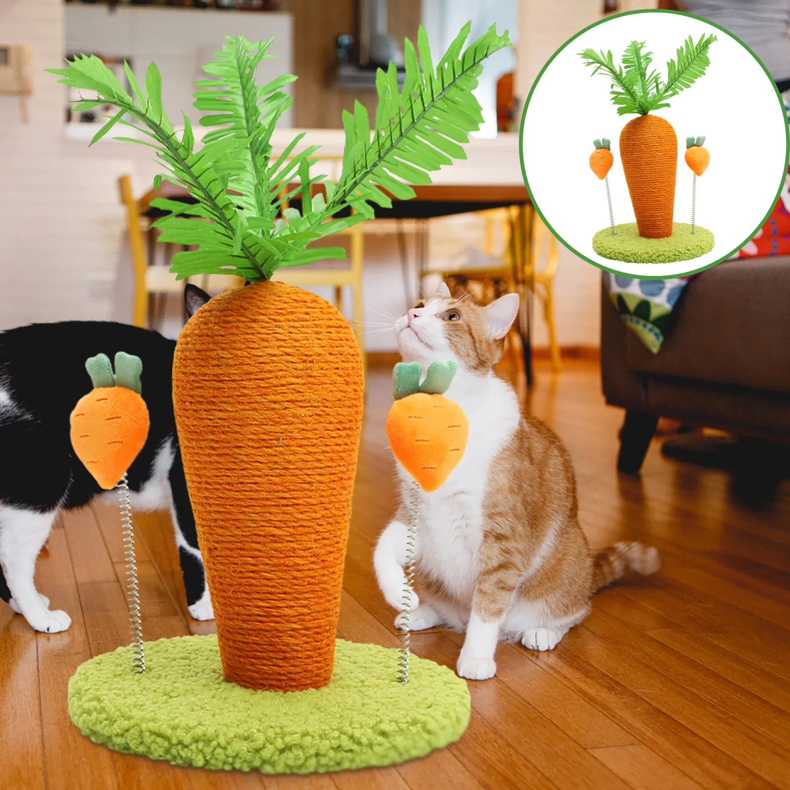 

1 Set Cat Scratching Bite-resist Cat Plaything Indoor Cat Cat Scratcher for Friends Pet Cat Indoor Playing