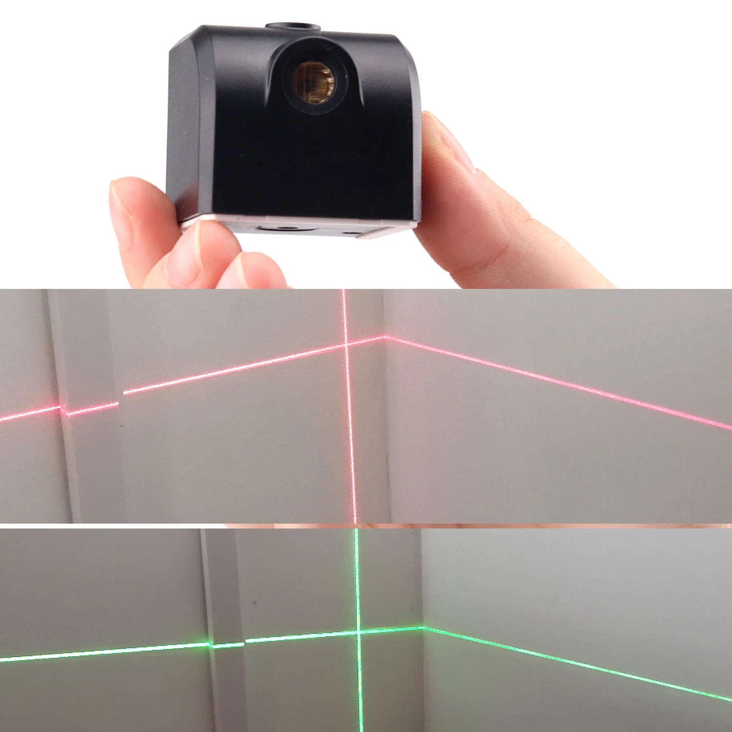 

Mini Laser Level Portable Meter 2 Lines Horizontal Vertical Cross Lines USB Charging Super Powerful Green Red Optical Instrument