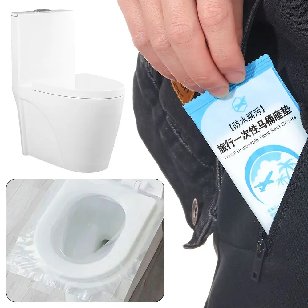 

Accessories Disposable Independent Packing Toilet Seat Pad For Home Travel Toilet Seat Cushion Toilet Cover Mat
