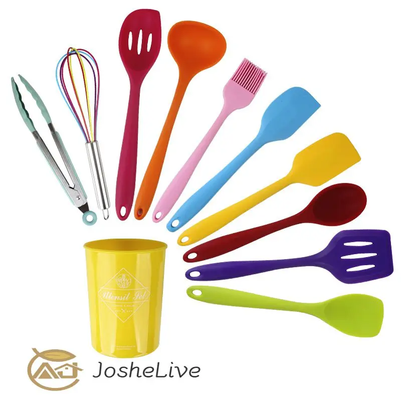 

Colorful Silicone Soup Spoon Spatula Brush Scraper Pasta Egg Beater Kitchen Cooking Tools Kitchenware Baking Tools Cocina