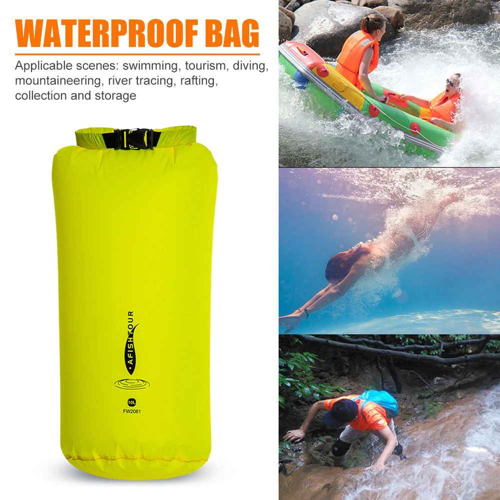 

Многофункциональная Водонепроницаемая поплавковая сумка для плавания, легкая Портативная Складная вместительная сумка для походов и пешего туризма