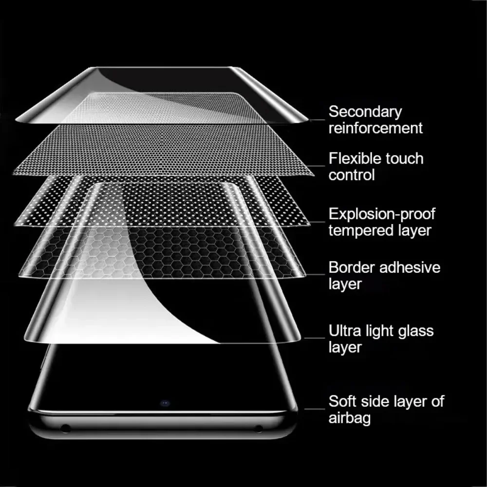 2 шт. стеклянная защитная пленка для смартфона Oneplus 12 11 10 полное покрытие экрана