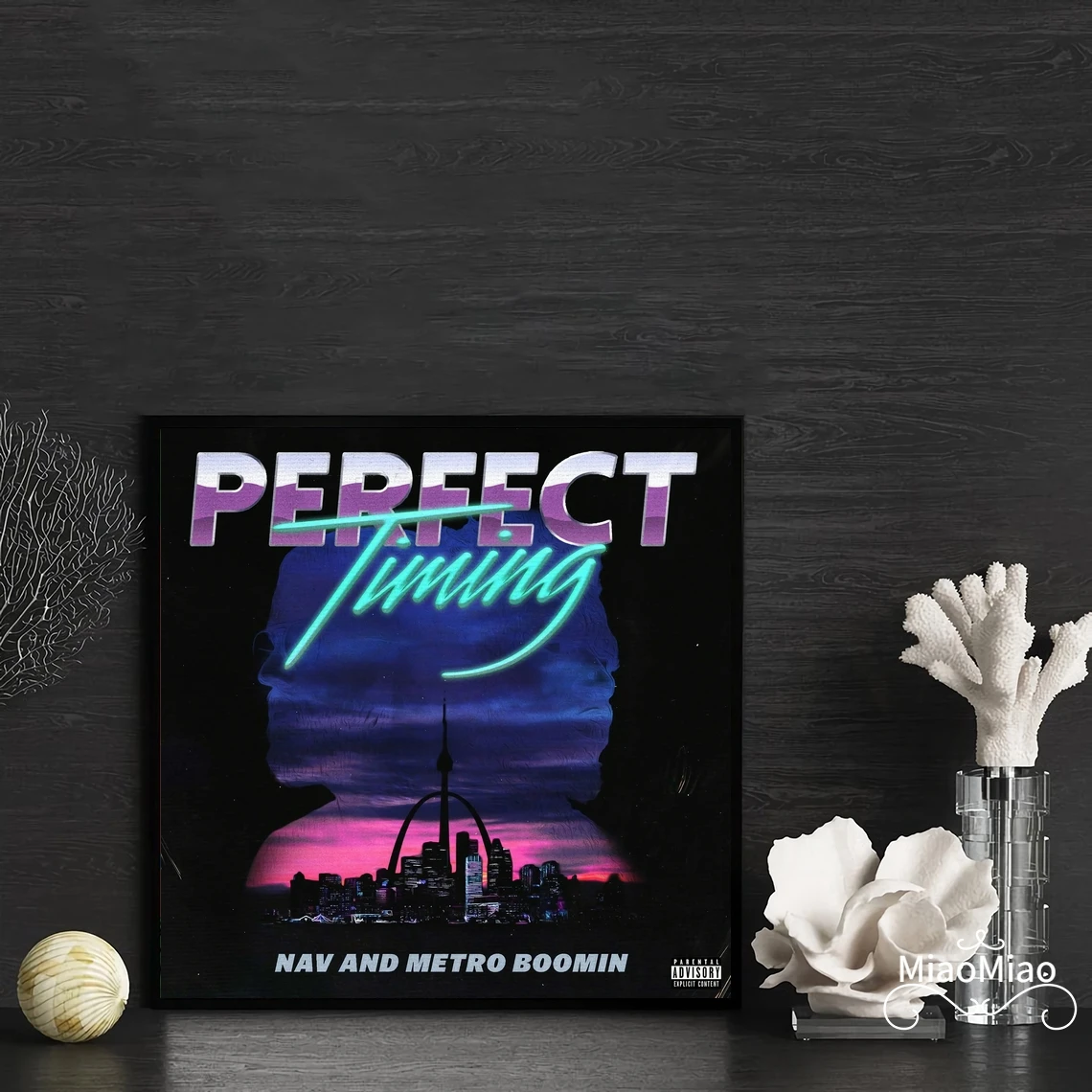 

Настенная картина с надписью «Perfect Time», без рамки