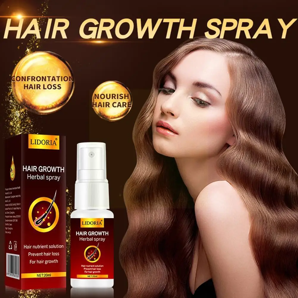 

20ml Hair Growth Serum Spray Fast Hair Growth Liquid Hair Hair Follicle Beauty Hair Treatment Loss Anti Scalp E9n4