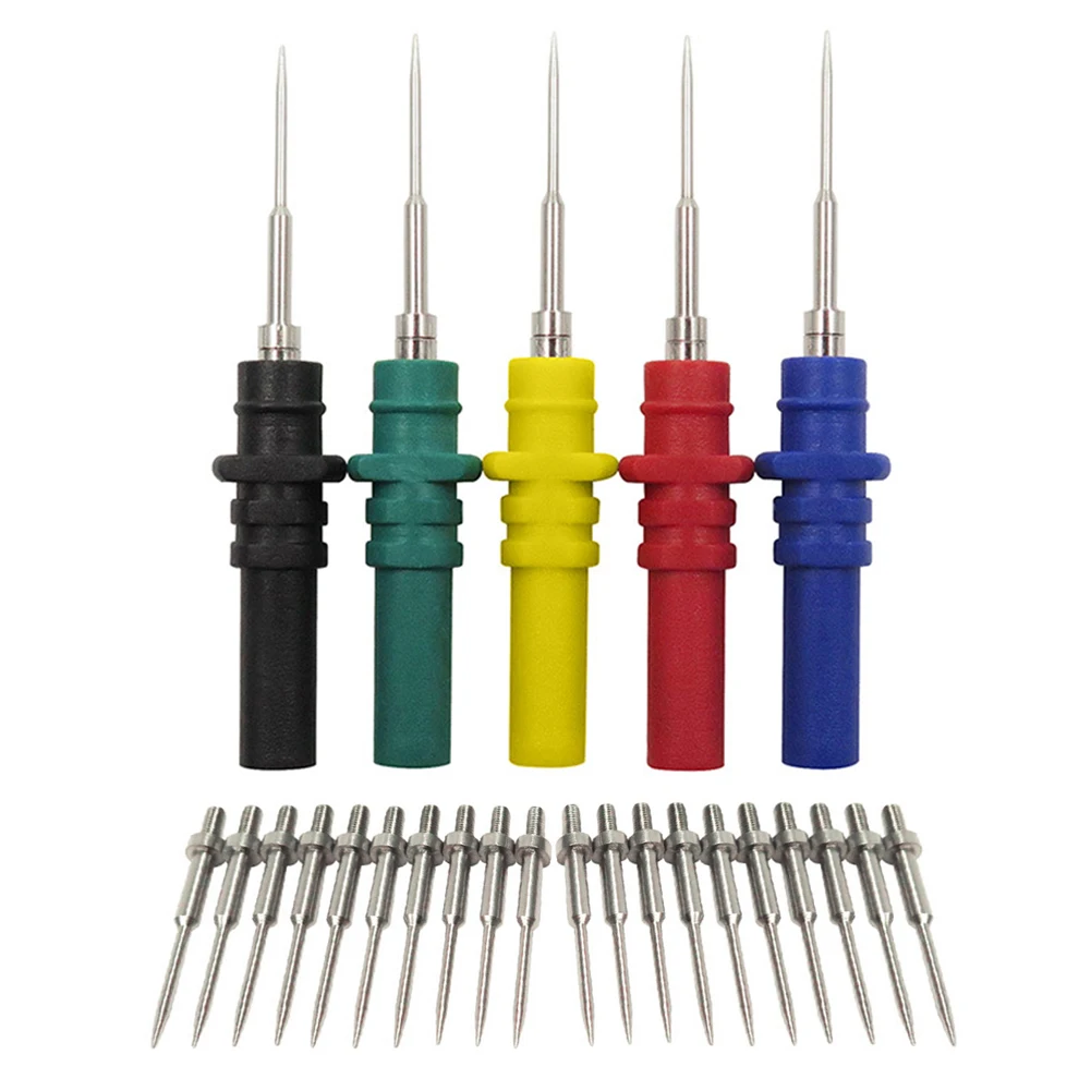 

Test Leads Multifunctional Measuring Tool Durable Tester Accessories Kit Electrical System Car Probe With Replacement Needles
