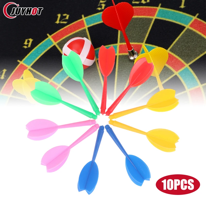

Durable Plastic Shaft Flight Set Red Yellow Blue Green Pink Darts Replacement Accessories for 2BA (4.5mm) Threaded Darts