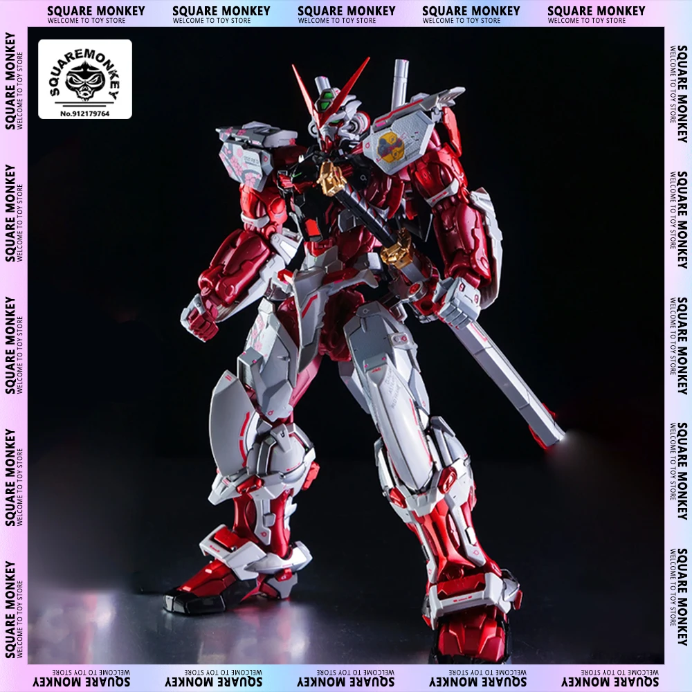 

Astray Red Frame Gunpla Anime Action Figure MG 1/100 Figurine Anime Accessories Assembly Model Toys for Boys Kids Robots