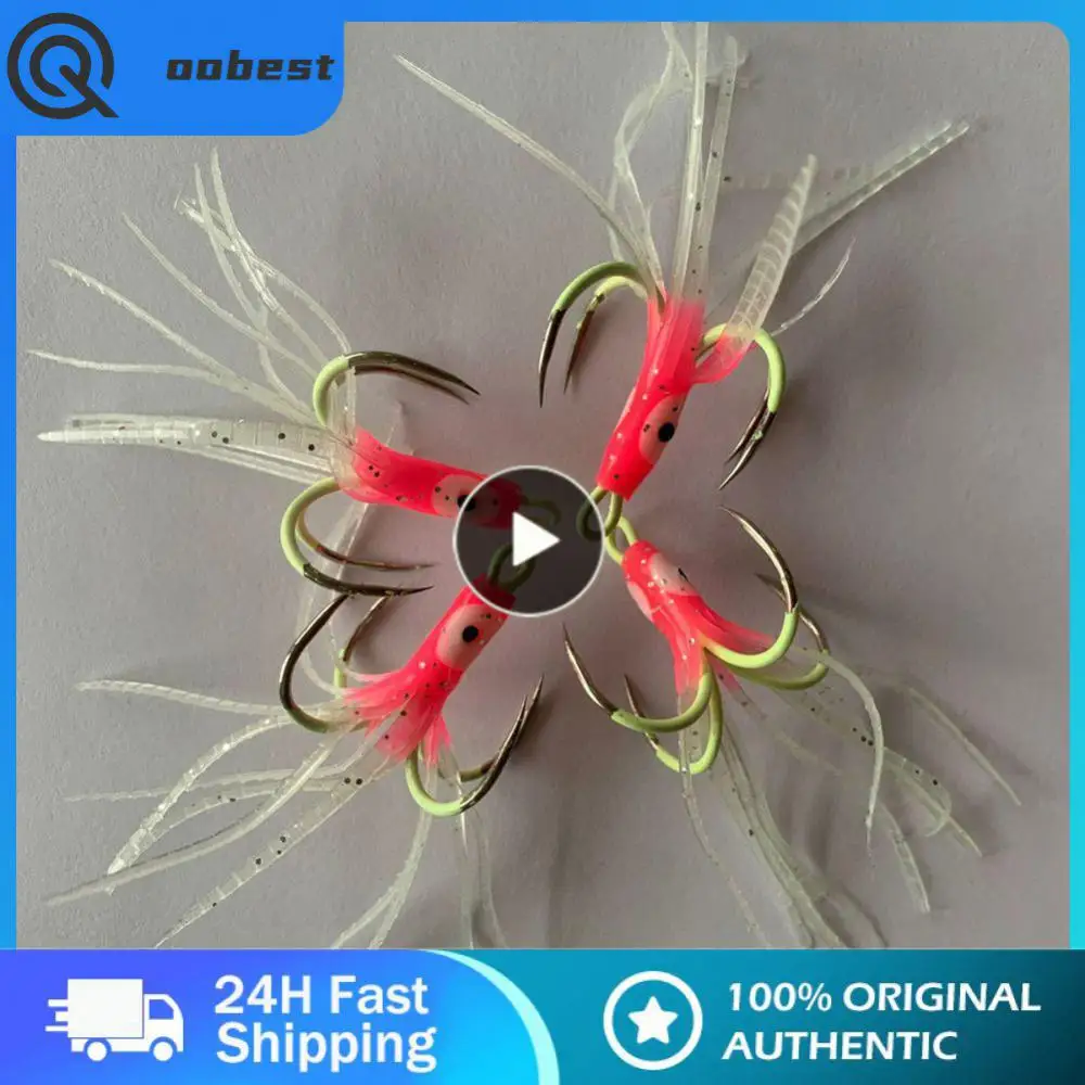 

Flexibly Four Hooks Without Nails Four-claw Sickle Hook Full Night Light Luminous Bionic Fake Octopus Sharp Hooks