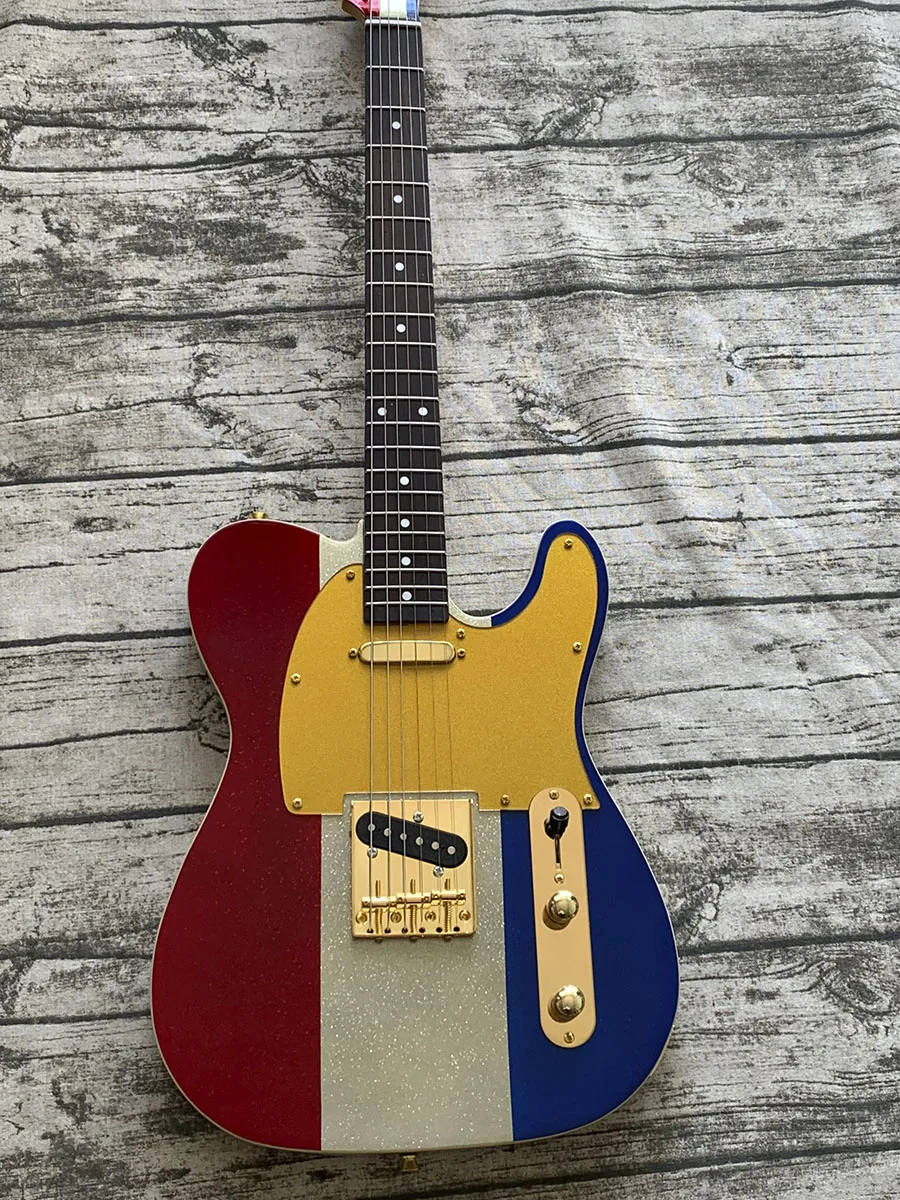 

Tricolor Sequins Finish TL Electric Guitar, Rosewood Fretboard