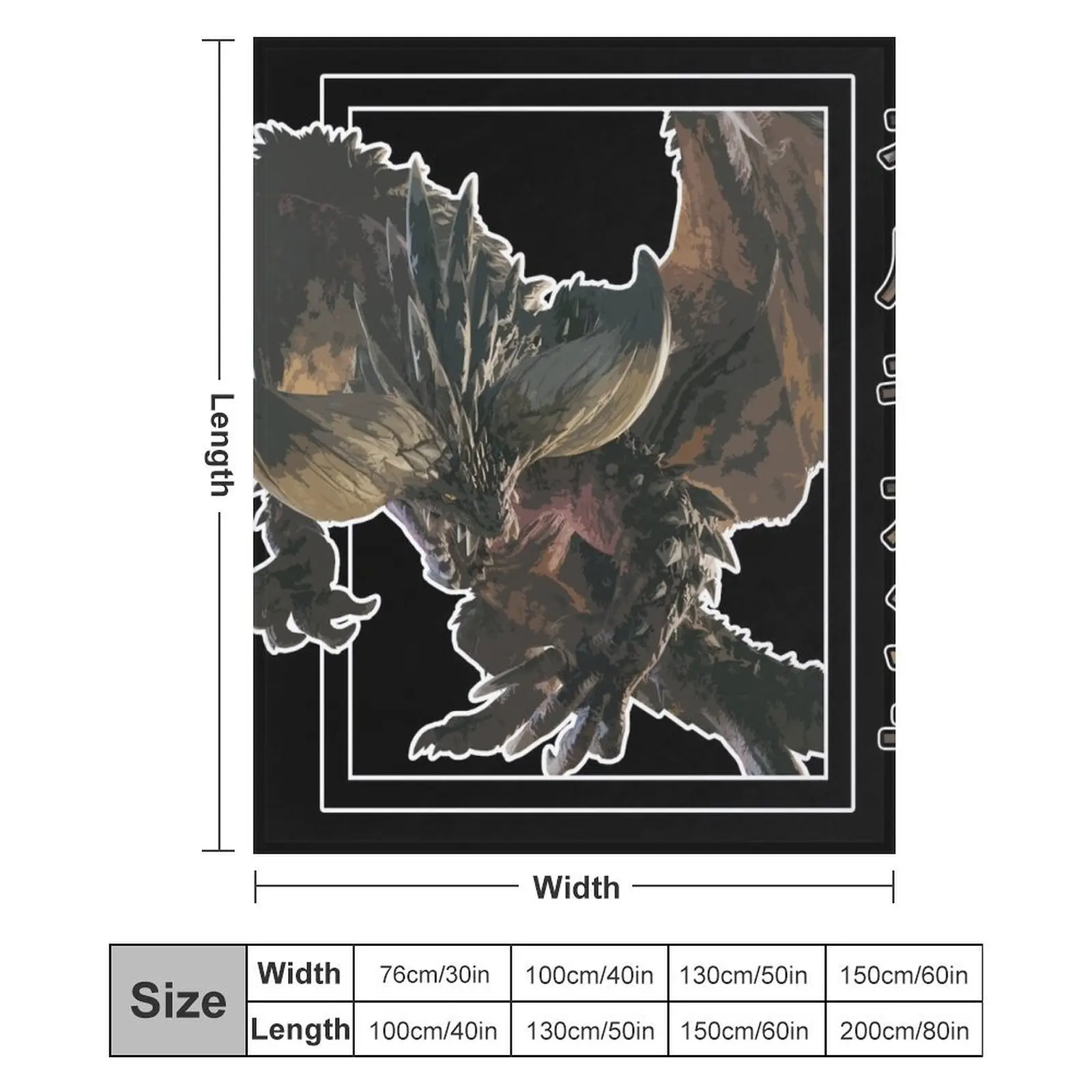 Нергигант (?????????????3???) Одеяло MHW 3 роскошные одеяла для дивана St