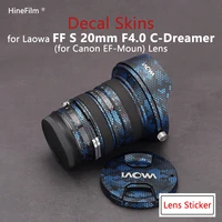 premium decal skin for laowa ff s 20mm f4 0c dreamer ef mount lens protector anti scratch cover film sticker