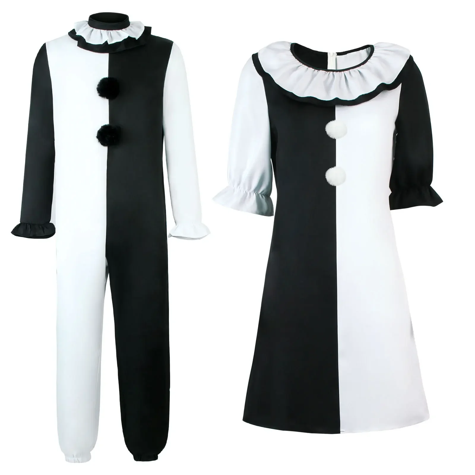 Костюм для косплея Убийца клоунов из фильма Ужас взрослых и женщин платье