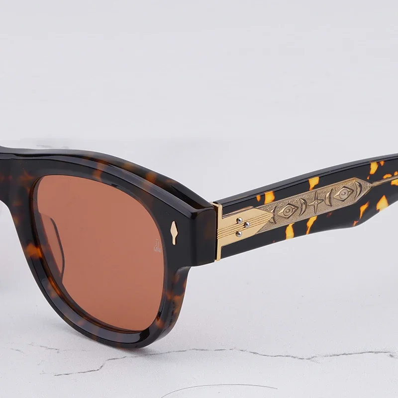 Оригинальные солнцезащитные очки UMIT BENAN X Torotise мужские винтажные овальные весна