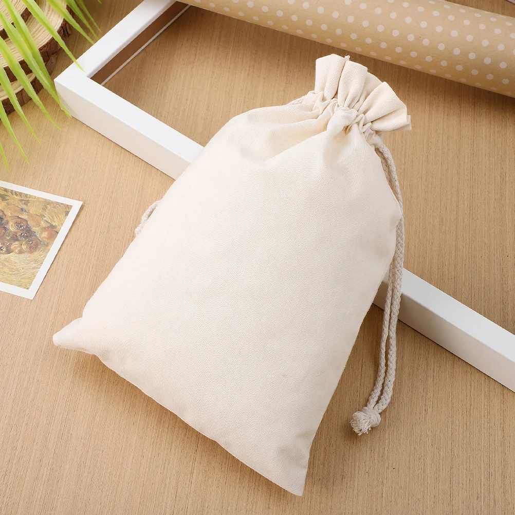 

6pcs Drawstring Gift Bags Cotton Cloth Storage Bags Small Gift Bags Drawstring Gift Bags