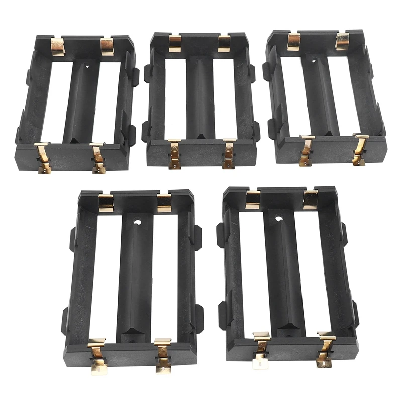 

5Pcs/Lot 2 X 26650 Battery Holder SMD With Bronze Pins 26650 Battery Storage Box TBH-26650-2C-SMT