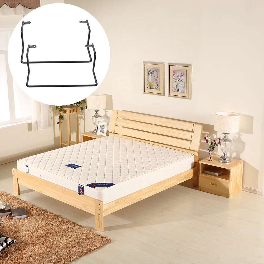 

2 Pcs Soft Bed Stainless Steel Clamps Mattress Retainer Holder Iron Anti-slip Baffle
