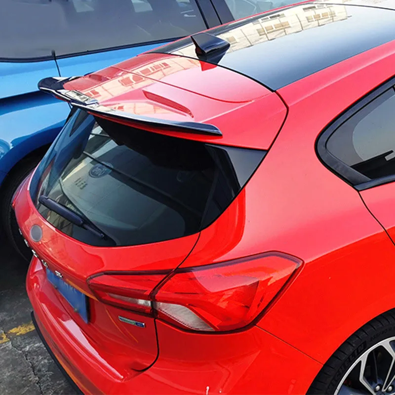Фото Для Ford Focus MK4 хэтчбек ST-line 2019-2024 задняя крыша багажник крылья спойлер диффузор хвостовой плавник аксессуары комплекты кузова тюнинг №4