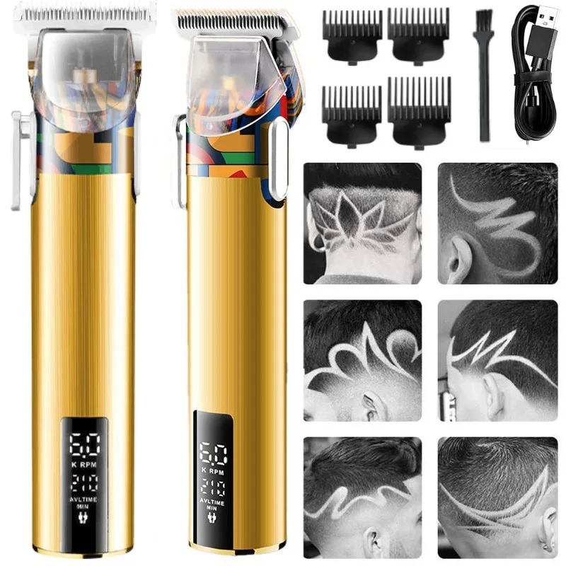 

Original kemei adjustable electric hair clipper professional barber hair trimmer for men beard hair cutting machine rechargeable