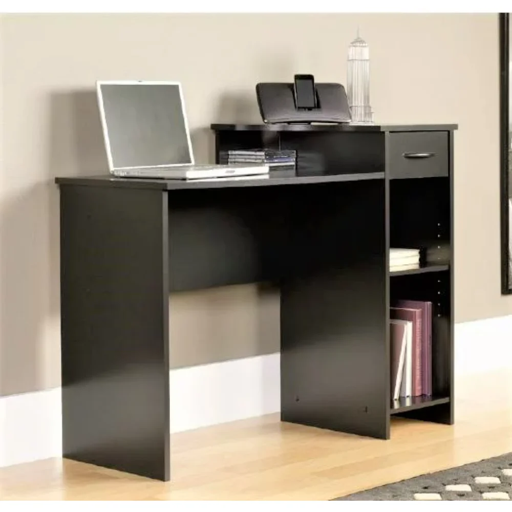 

Student Desk with Easy-glide Drawer, Blackwood Finish Computer Office Table