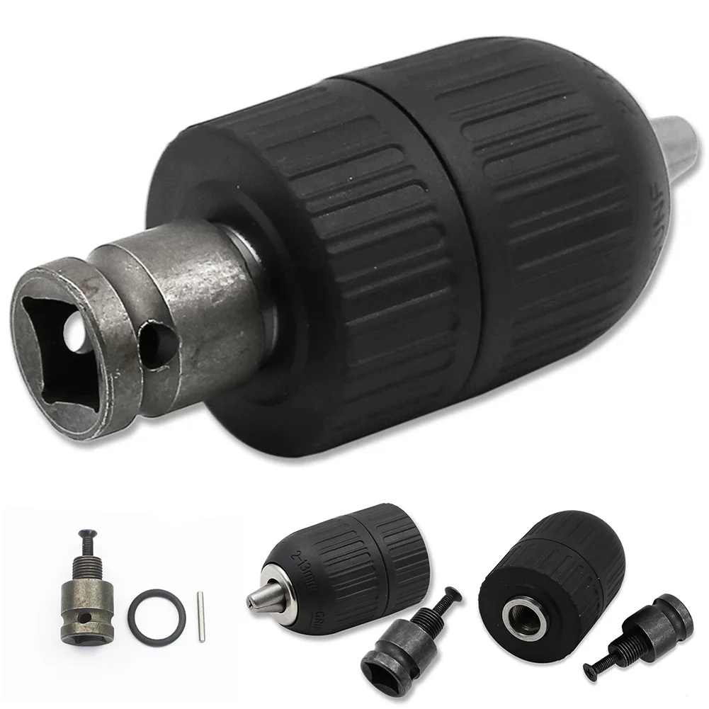 Зажимной патрон и адаптер для дрели без ключа комплект из 2 шт. электродрелей 13 мм