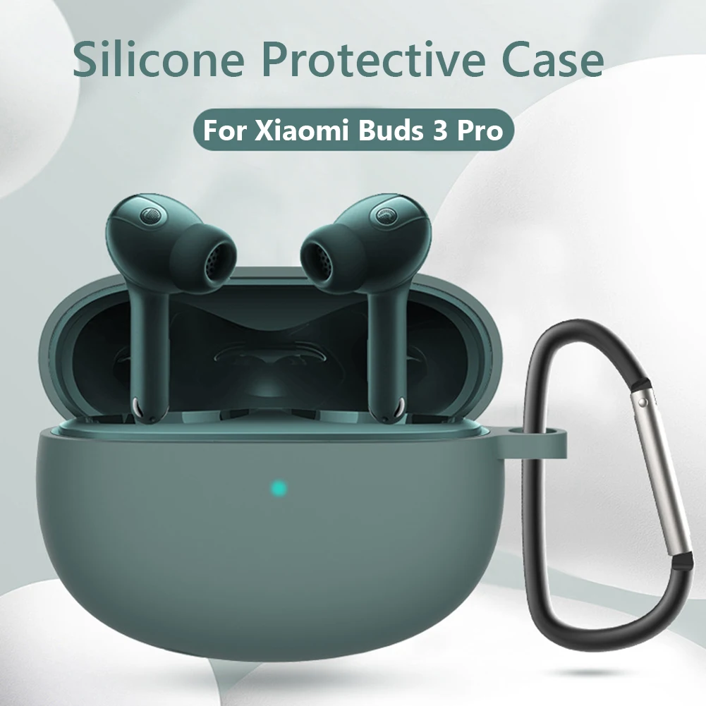 

Silicone Case for Xiaomi Buds 3 Pro Protective Cover Headphone Charging Box