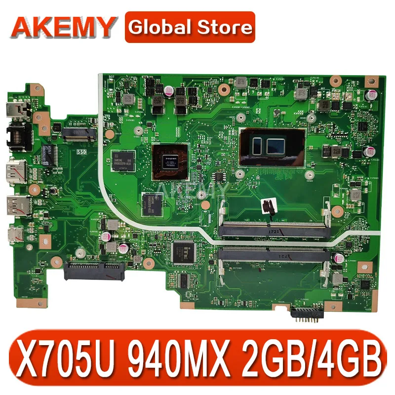 

Материнская плата Akemy Geforce 940MX 2 ГБ/4 ГБ для ASUS Vivobook 17 X705U X705UQ X705UV X705