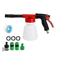 car wash foam guncar wash foam sprayer adjustable foam blaster for car home cleaning and garden with 1l bottle