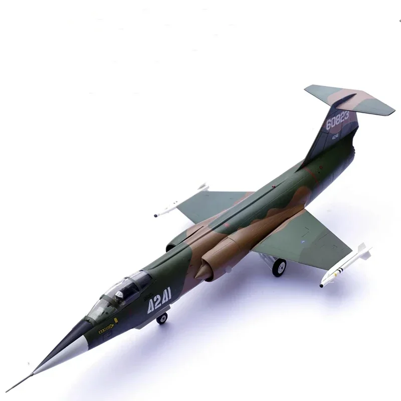 Diecast масштаб 1:72 F-104A Starfighter 4241ROCAF Готовая имитационная модель самолета Статическое