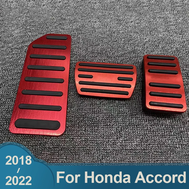 

Педаль тормоза и сцепления из алюминиевого сплава, аксессуары для Honda Accord 2018 2019 2020 2021 2022
