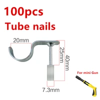 7 3mm diameter rivet gun nails manual steel nails power tool accessories wall fastening cable duct fixing slotting device nails