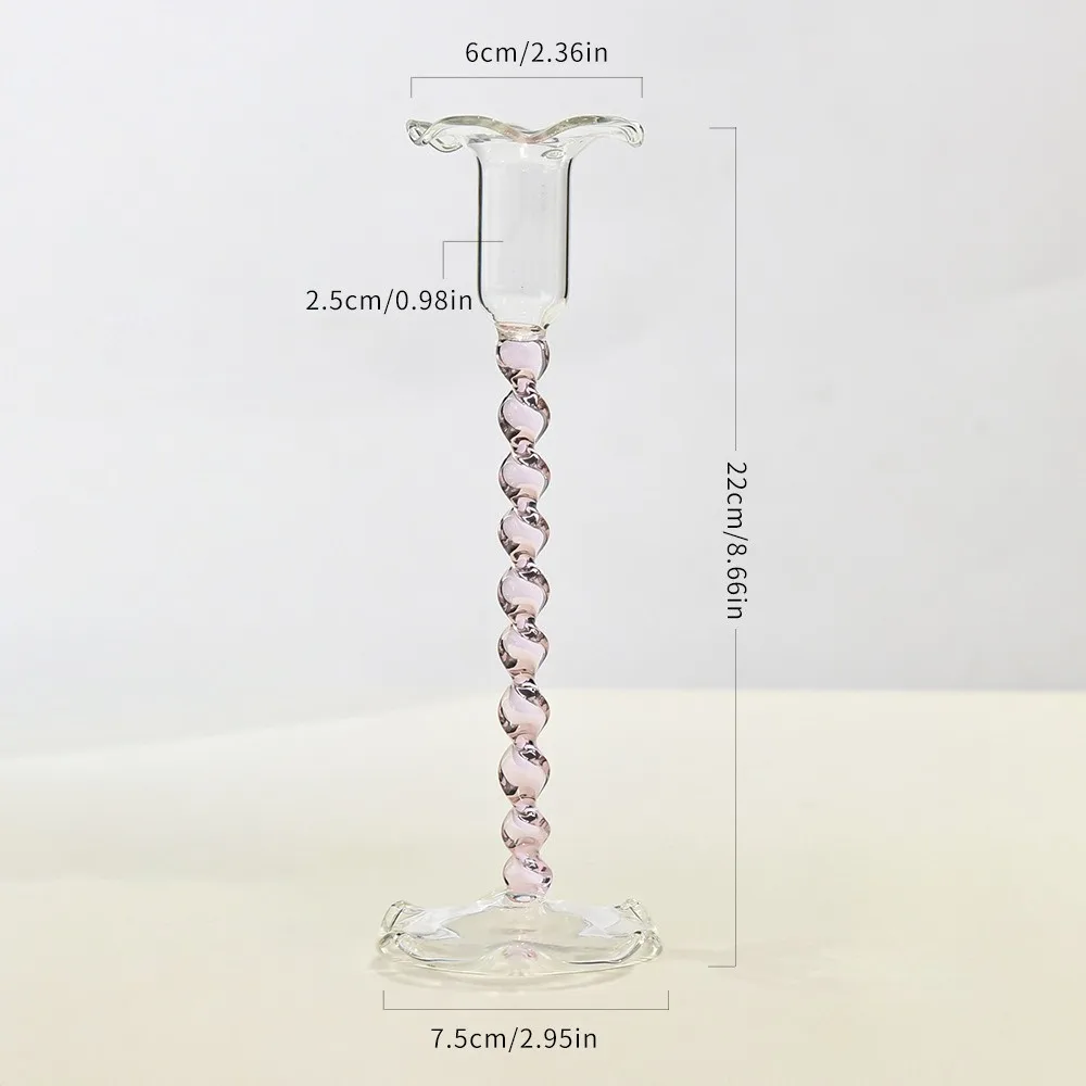 

Стеклянный подсвечник европейского стиля цветок