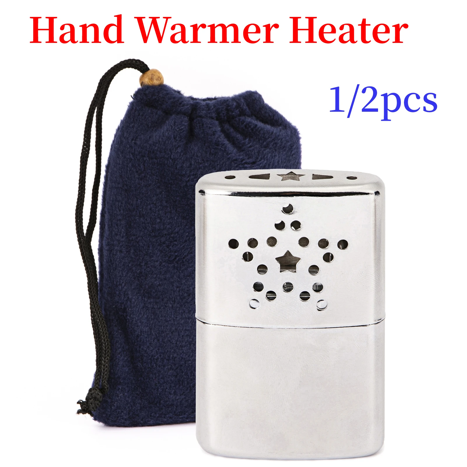 

Zinc Alloy Pocket Long-life Ultralight Hand Warmer Indoor & Outdoor Small Handy Warmer Heater Handy Warmer Heater Pocket Warmer