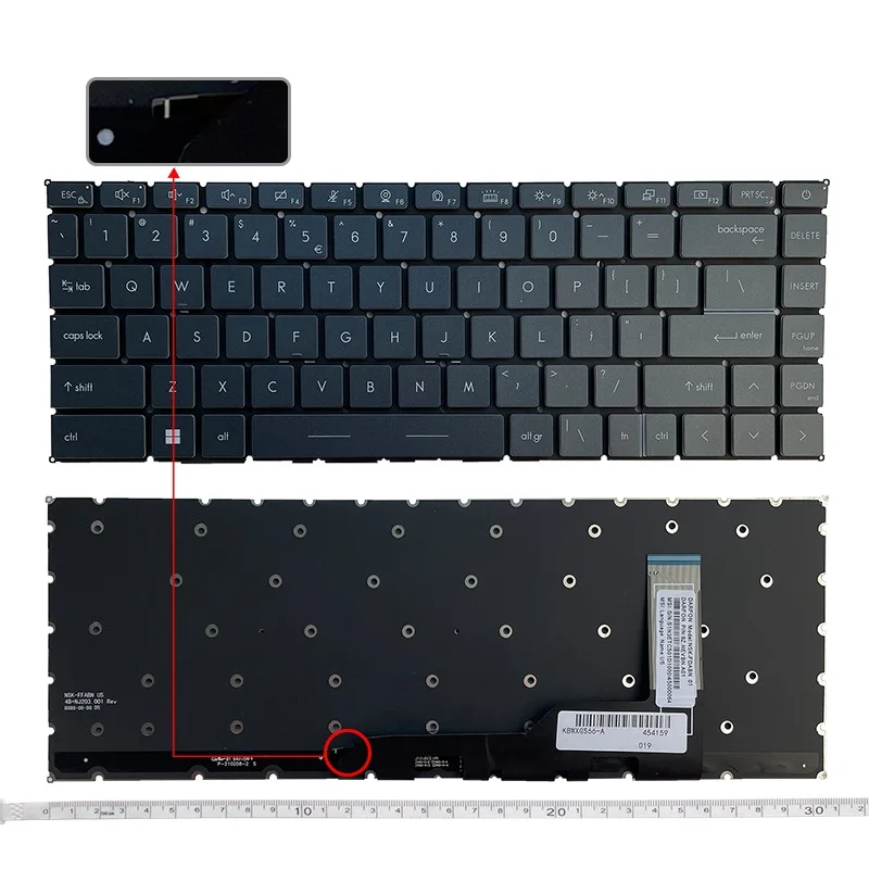 

New Laptop US Keyboard Backlit For MSI Modern 14 15 MS-14D3 MS-14D2 MS-14D1 MS-1551 MS-14DK Keyboard Backlight
