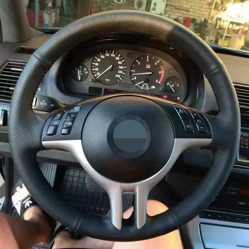Чехол рулевого колеса автомобиля для BMW 318i 325i X3 E39 X5 E46 E53 Z3 E36/7 E36/8 Нескользящие