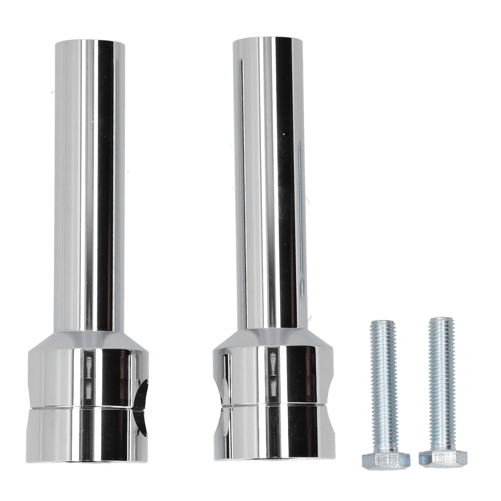 

Round Handlebar Mount Clamp Risers Adaptor Universal for 22mm Motorcycle Bar DiamaterChrome