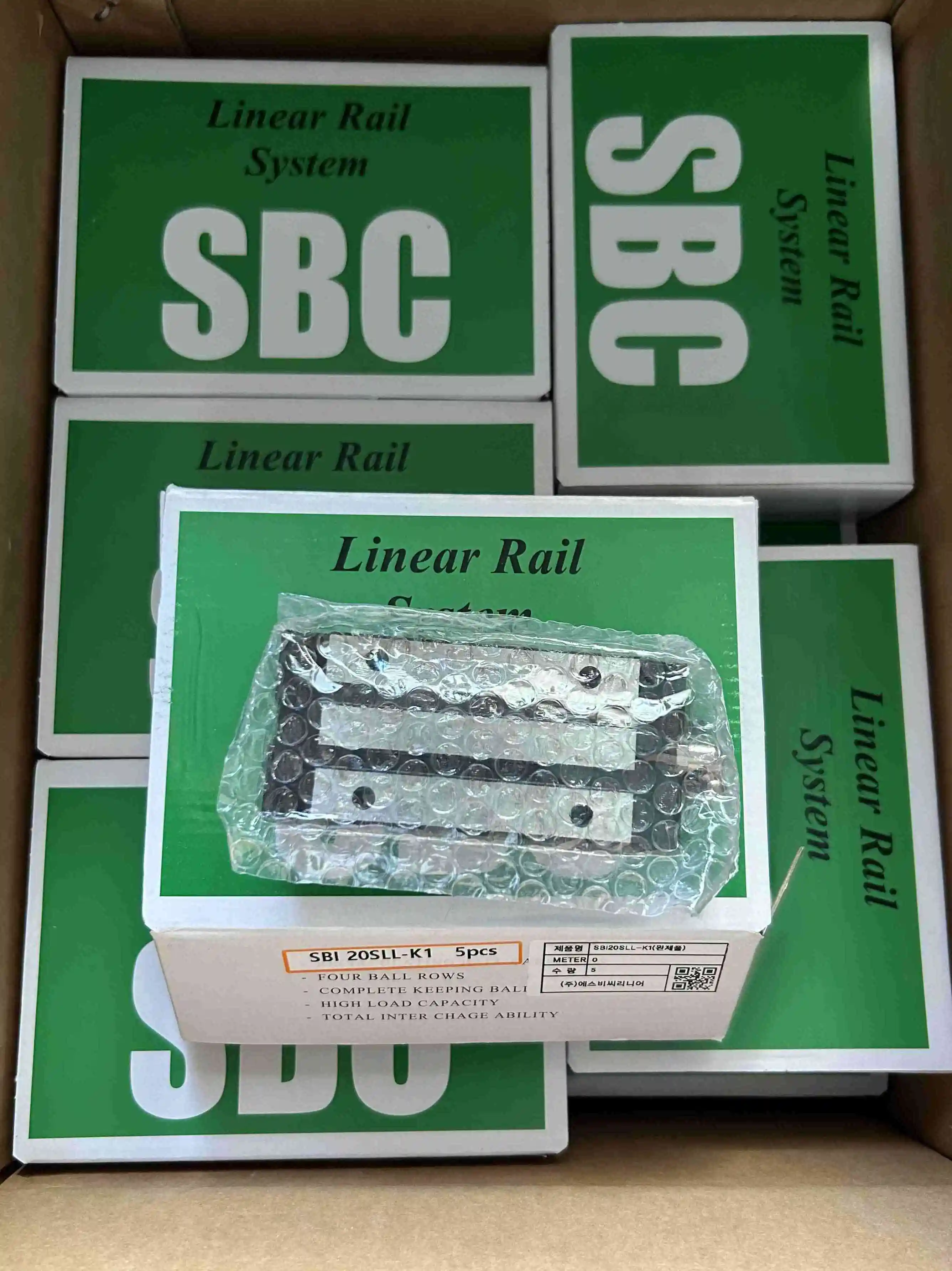 SBI15 20 25 30 35 45 55 65FL FLL SL SLL корейский слайдер SBC Rail SBG