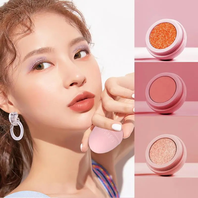 

Shimmer Shiny Eyeshadow Glitter Matte Eyeshadow 20 Colors Eyes Pigment Waterproof Shiny Eyeshadow Brighten Sparkling Eyes