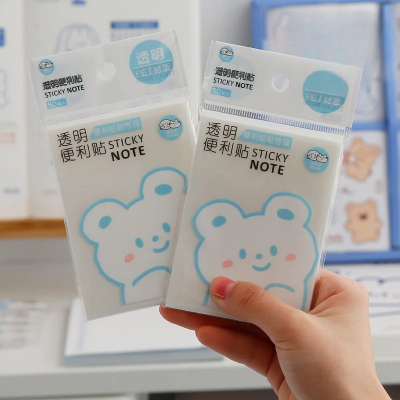 

Водонепроницаемый блокнот для записей с домашними животными, прозрачные липкие заметки для студентов, канцелярские принадлежности, материал для учетной записи