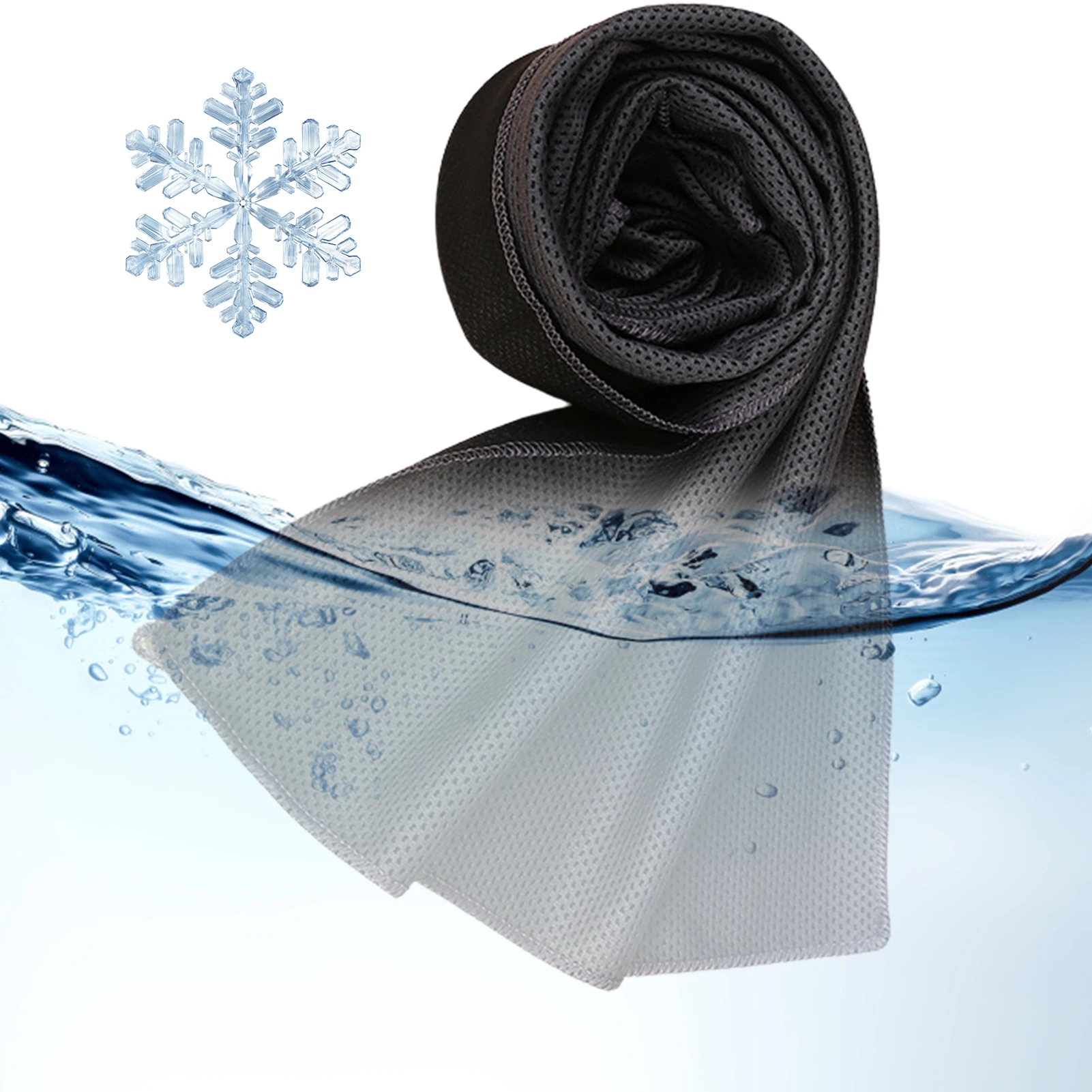 

Newly Ice Towel for Yoga Soft Breathable Towel for Yoga Running Gym Workout