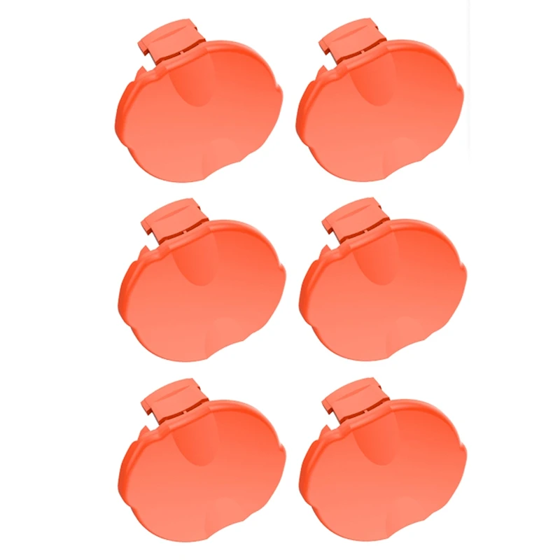 

6Pcs FLY060 Trimmer Spool Cover Cap Strimmer Spool Cover Cap,Twin Line Cutting Replacement Head Cover Cap For 700 600Hd
