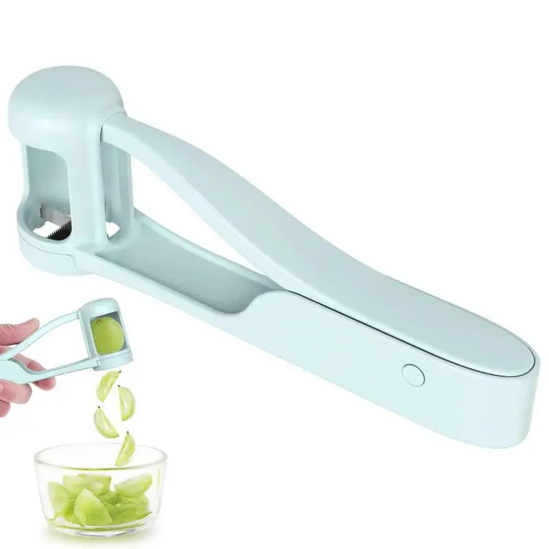 

Grape Slicer For Toddlers Fruit Slicer Cup Grape Cutter Small Seedless Fruit Easily And Quickly Ergonomic Handle 304 Stainless
