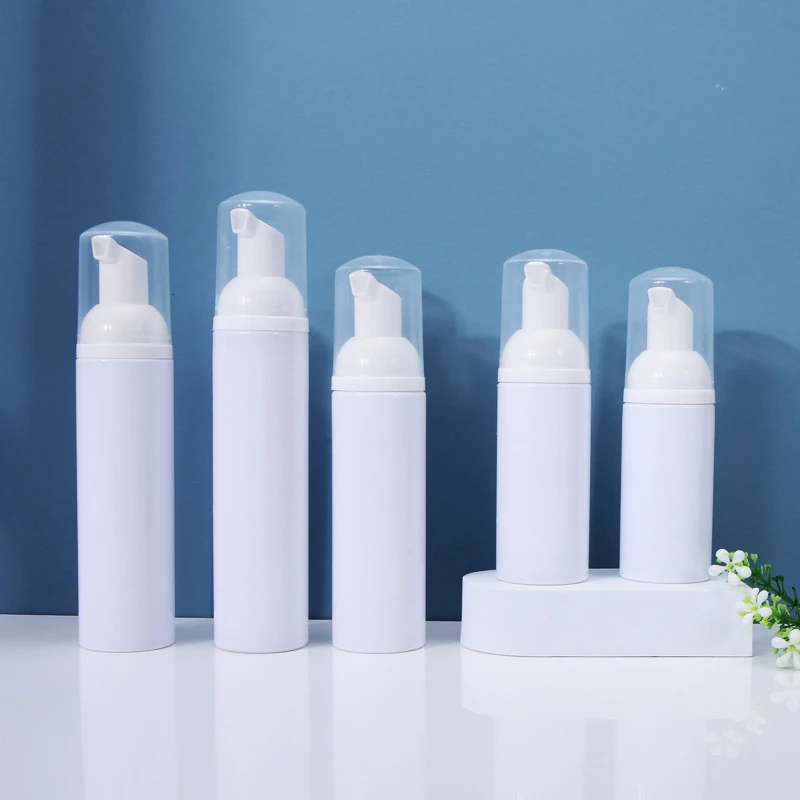 

1pc 30/40/50/60ml Foaming Soap Bottle Empty Plastic Mousse Facial Cleanser Pump Bottle Refillable Lotion shampoo Dispenser